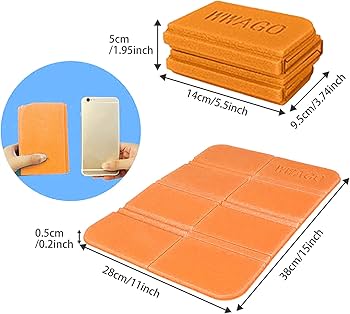 Amazon | サウナマット 折りたたみ 8つ折り レジャーシート クッション