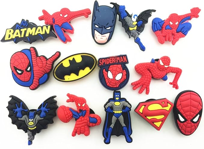 crocs jibbitz spiderman