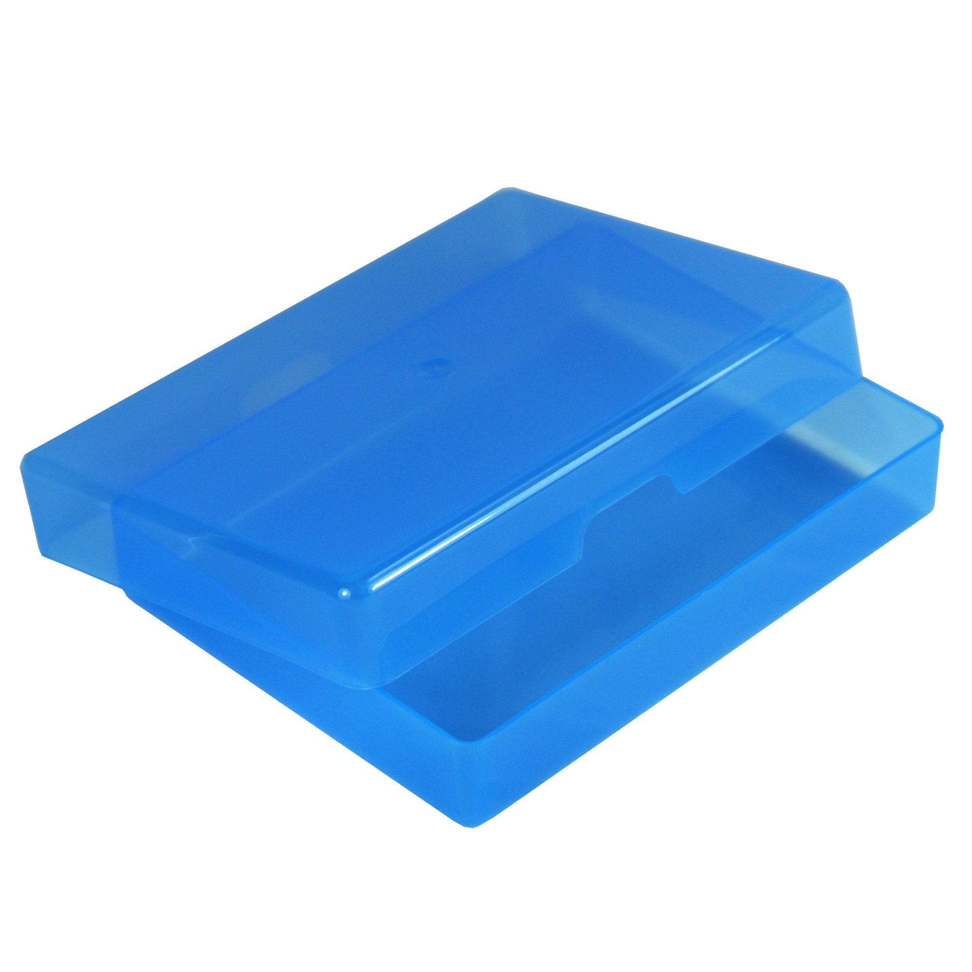 WestonBoxes Plastic Playing Card or Poker Card Storage Boxes 15mm Deep - Also Stores Magic the Gathering Cards (Blue, Pack of 50) โ image 1