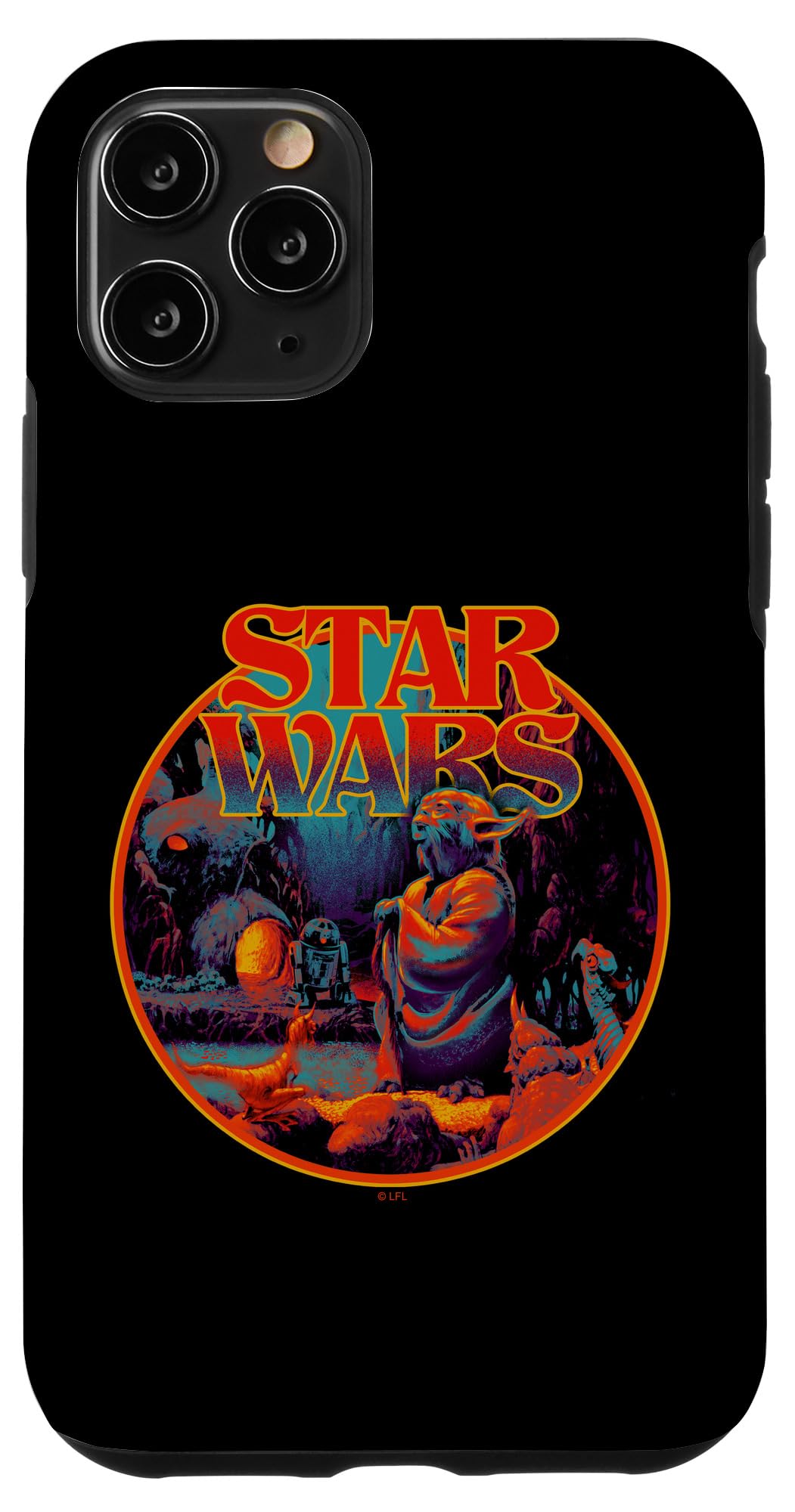 Coque iPhone 11 Pro Star Wars Yoda rouge | Protéger des rayures