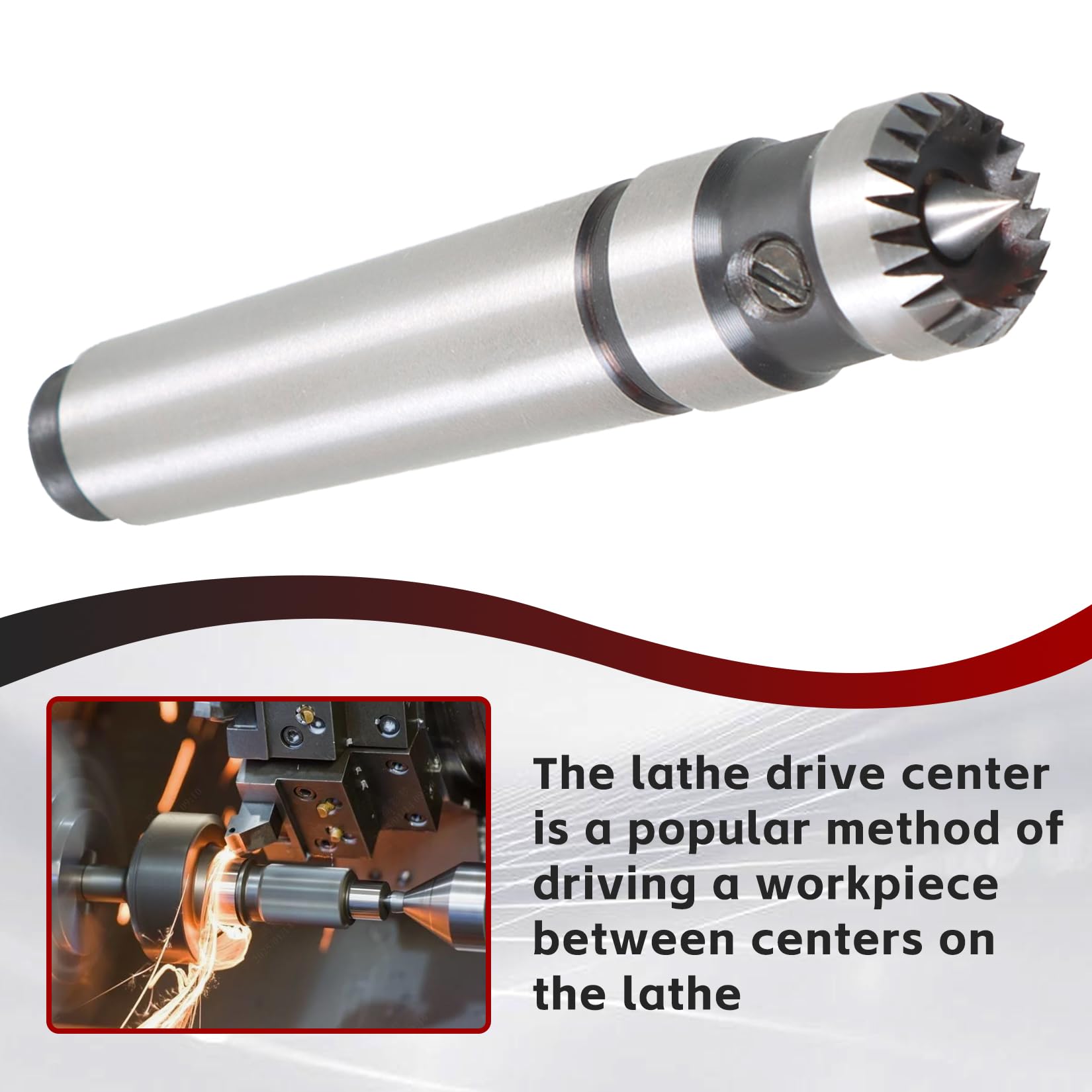 2MT Wood Turning Tool - Lathe Drive Center -6