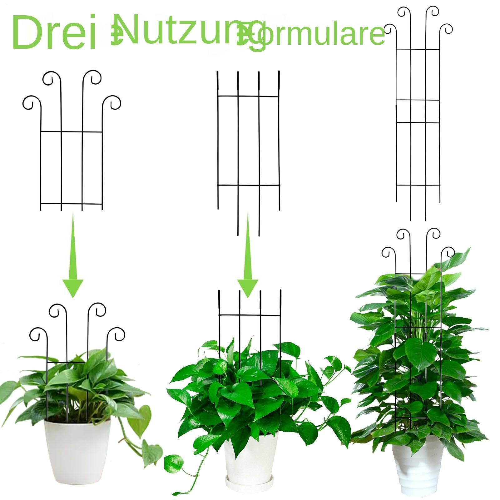 Enrejado Para Plantas Trepadoras De Exterior 4 piezas soportes altos | Enrejado Para Pepino Y Soporte De Plantas Para Interior Y Exterior Maceta Macetero Verdura Hiedr
