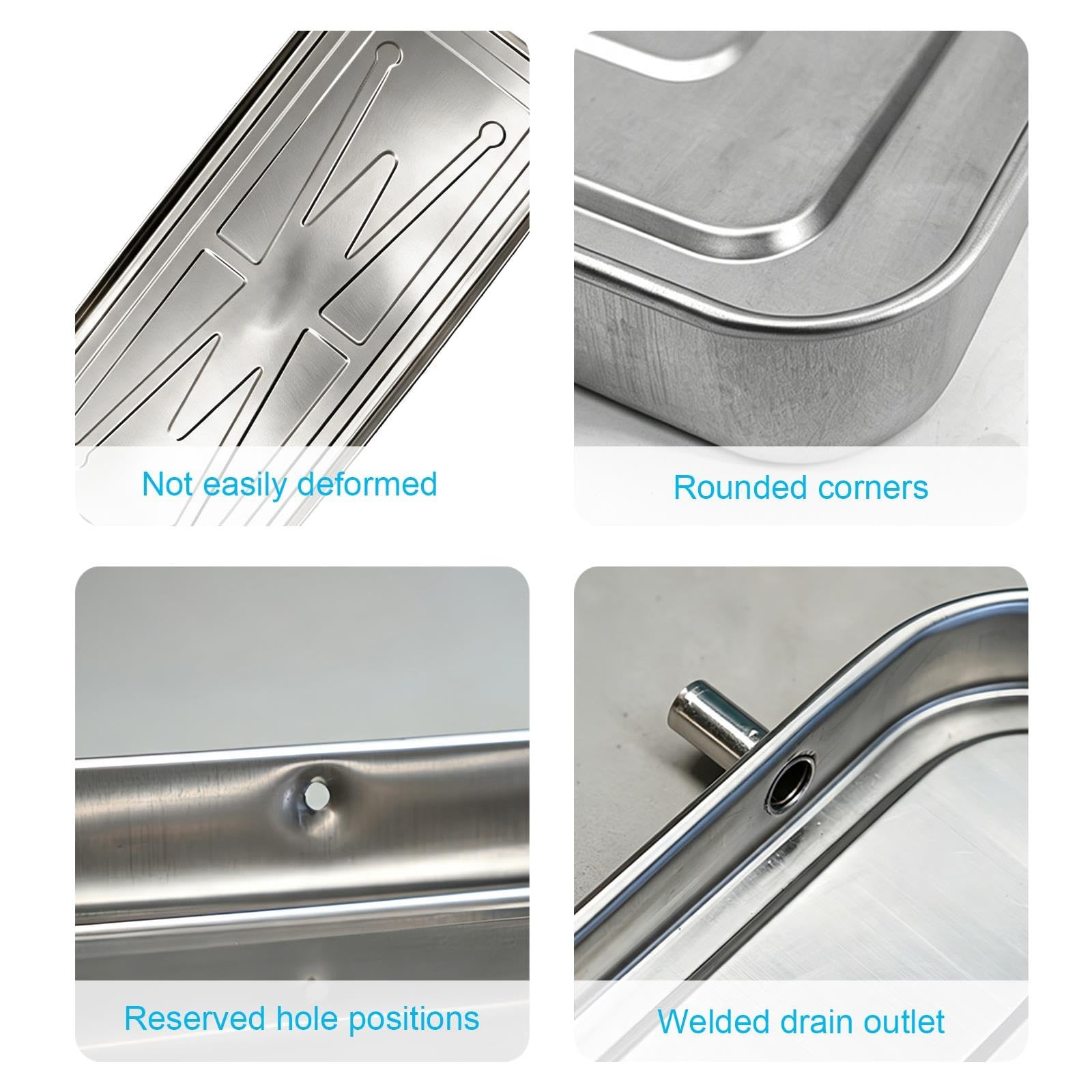 Vaschetta Condensa Climatizzatore, Bacinella Impermeabile Inox