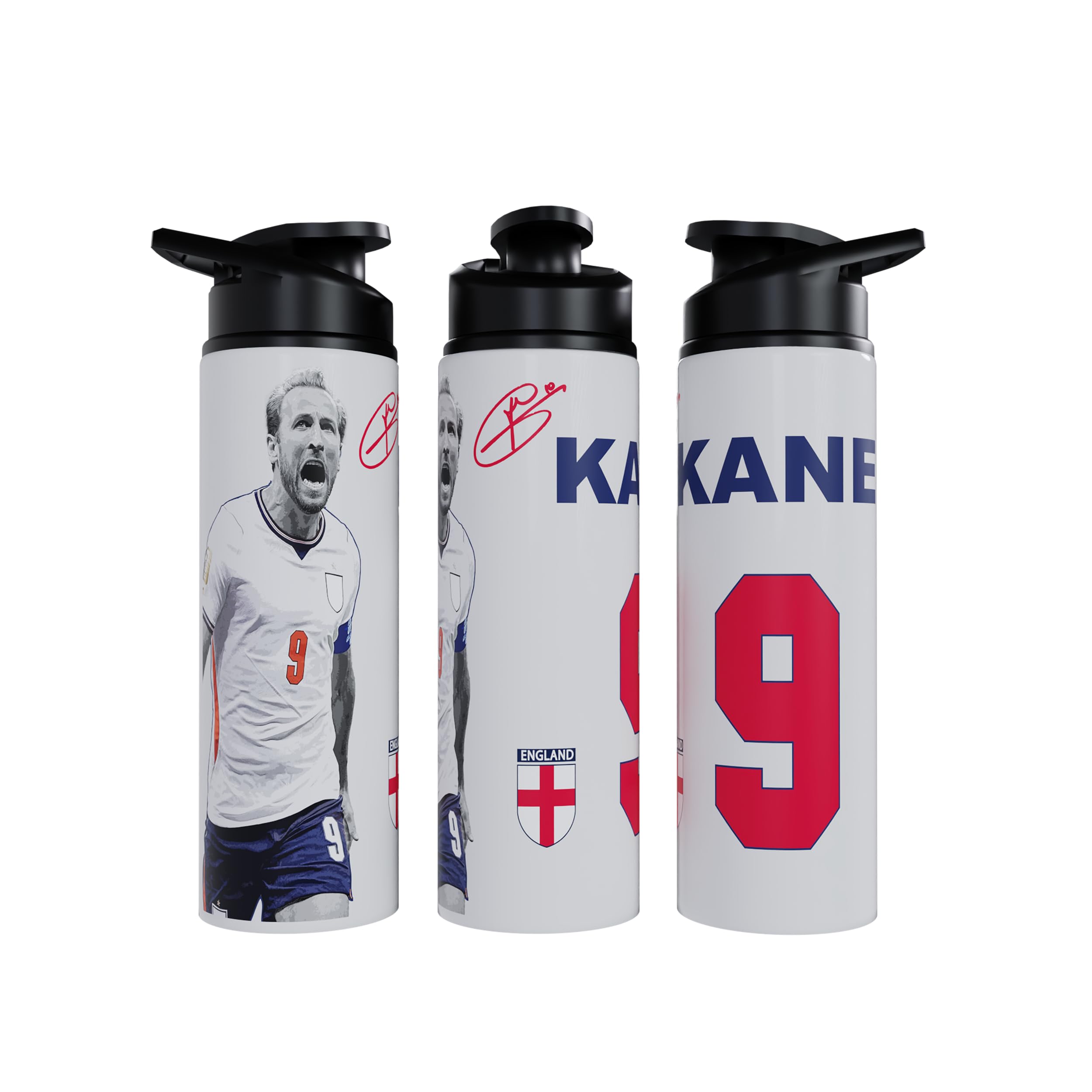 Partisan England Water Bottle Kane Aluminium with flip-top (750ml)