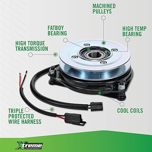 Miniatura 7 de Outdoor Power Xtreme Equipment New X0610 PTO Clutch Compatible con/Reemplazo para Ariens Pro-Turn 148-991300 00192108 03785000 1.125 cigüeñal, polea