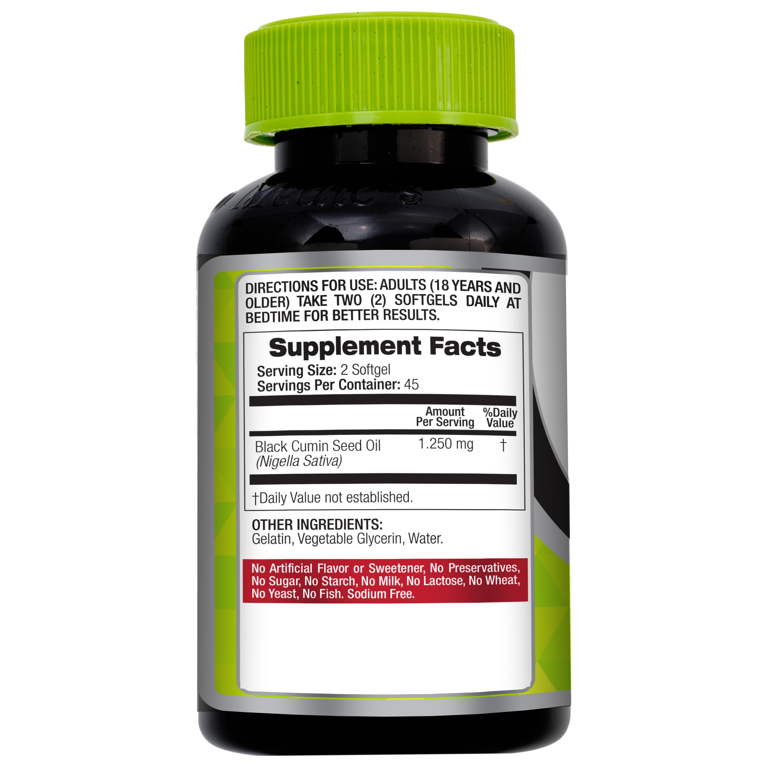 Lab | Black Seed Oil | Black Seed Oil Capsules | 90 softgels | — Amazon image 9