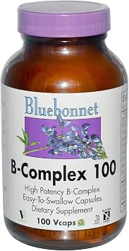 Bluebonnet - B-Complex 100mg - 100 Veg Caps