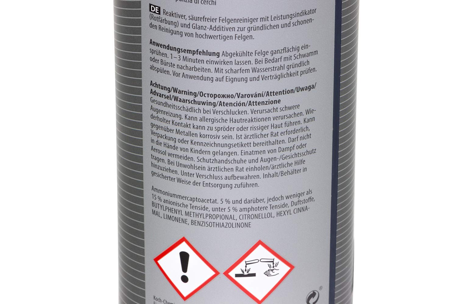 Felgenreiniger Gel Reactive Wheel Cleaner Koch Chemie 2,25 Liter
