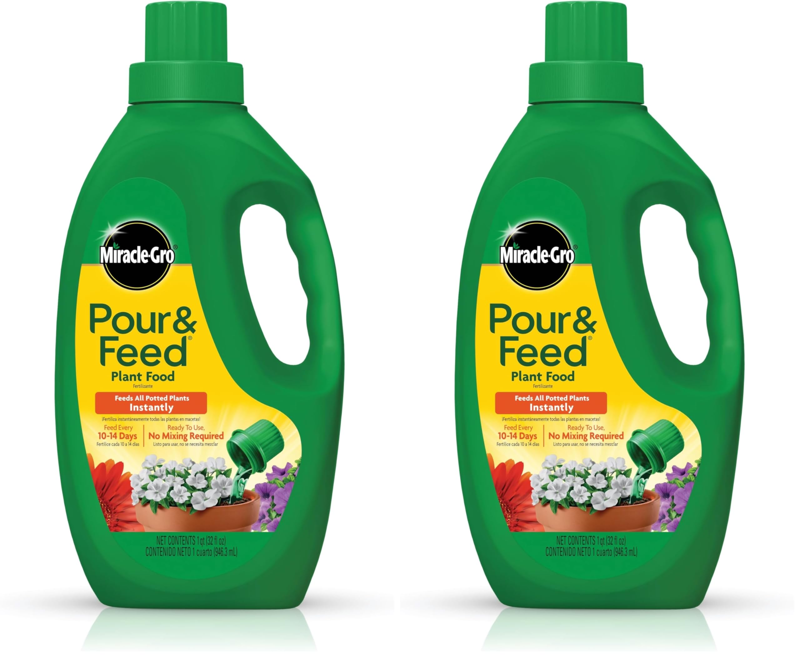 Plant Food, Liquid | Pour & Feed | 32 fl. oz | Pack of 2