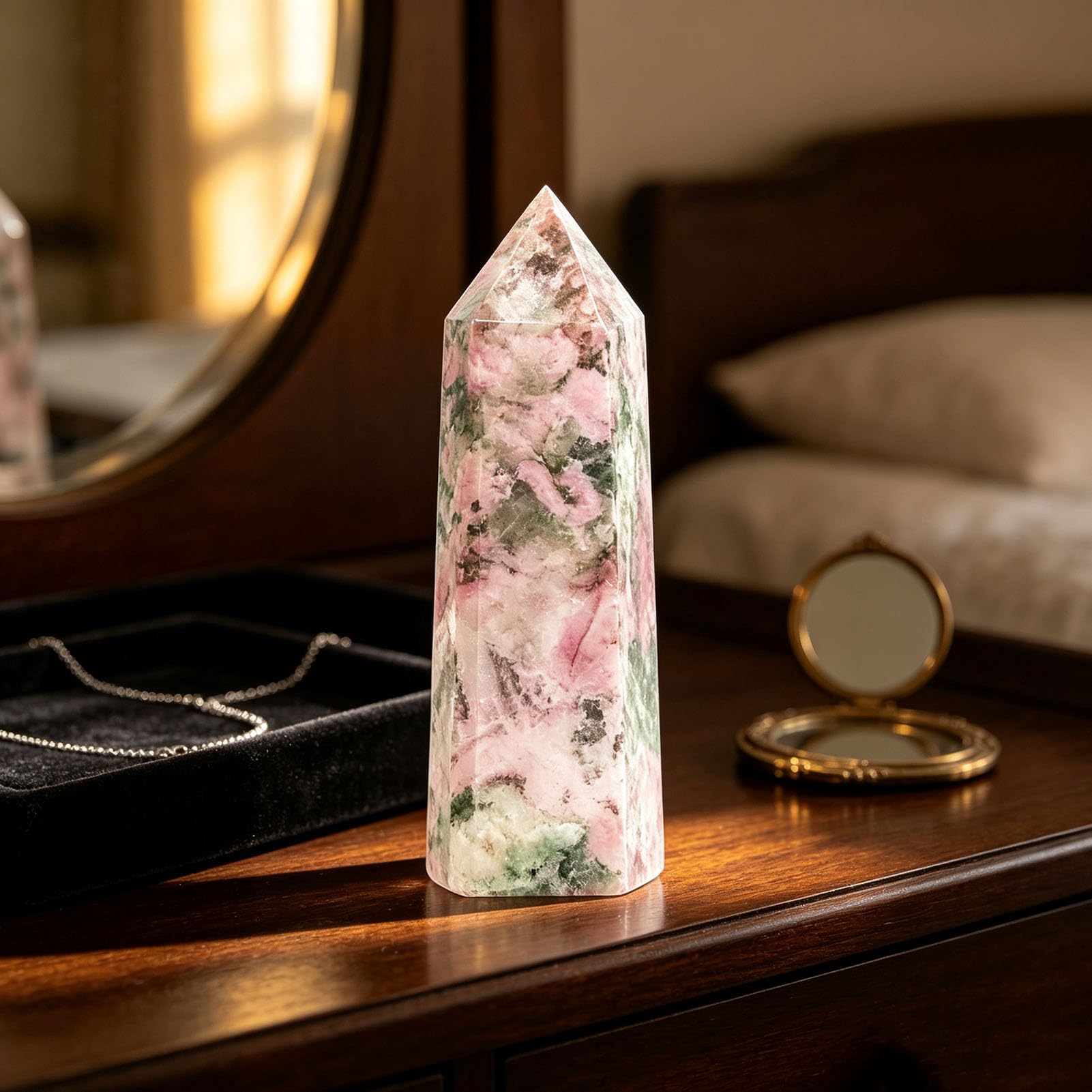 Espécimen mineral pilar cristal de calcita de cobalto rosa natural 80-120G | Cristales en bruto, adorno de escritorio, decoración, bricolaje, decoración de la oficina en el hogar,regalos meditación