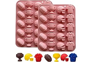 2PCS Football Chocolate Mold: A Sweet Way to Celebrate Game Day