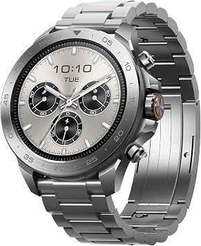 Mibro GS Explorer S Titanium Outdoor Adventure Smartwatch for Men, Dual-Band GPS with Offline Maps, Military-Grade, 20-Day Battery, 10 ATM Waterproof for Freediving, 150+ Sports Modes Titanium Strap