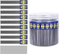 Vista 10 de Morepack 840 repuestos de plomo, 0.028 in HB, repuestos de lápiz mecánico resistentes a roturas, 70 tubos (840 piezas)