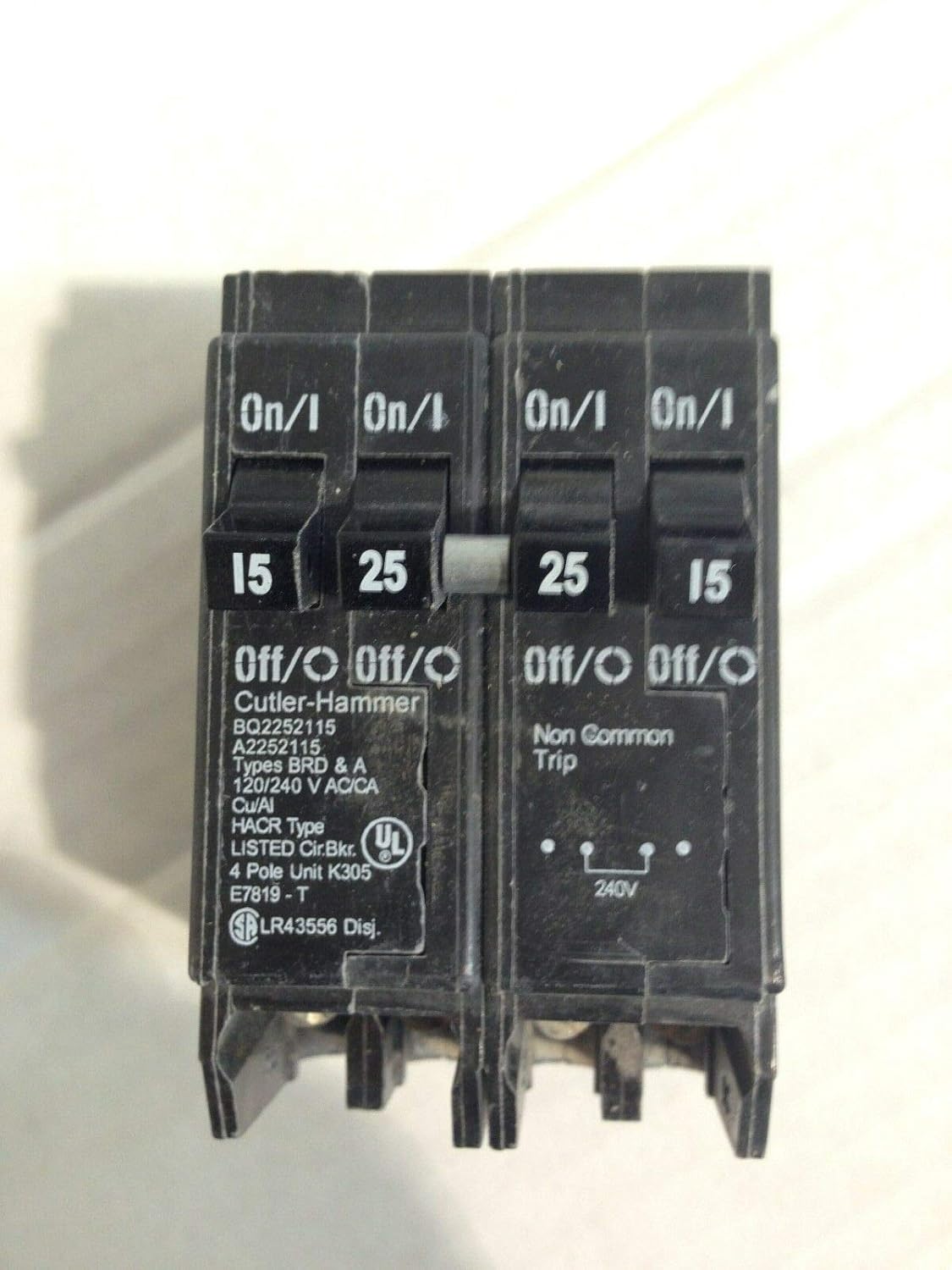 Cutler-Hammer BQ2252115 Circuit Breaker. New, Never Installed, in Box.