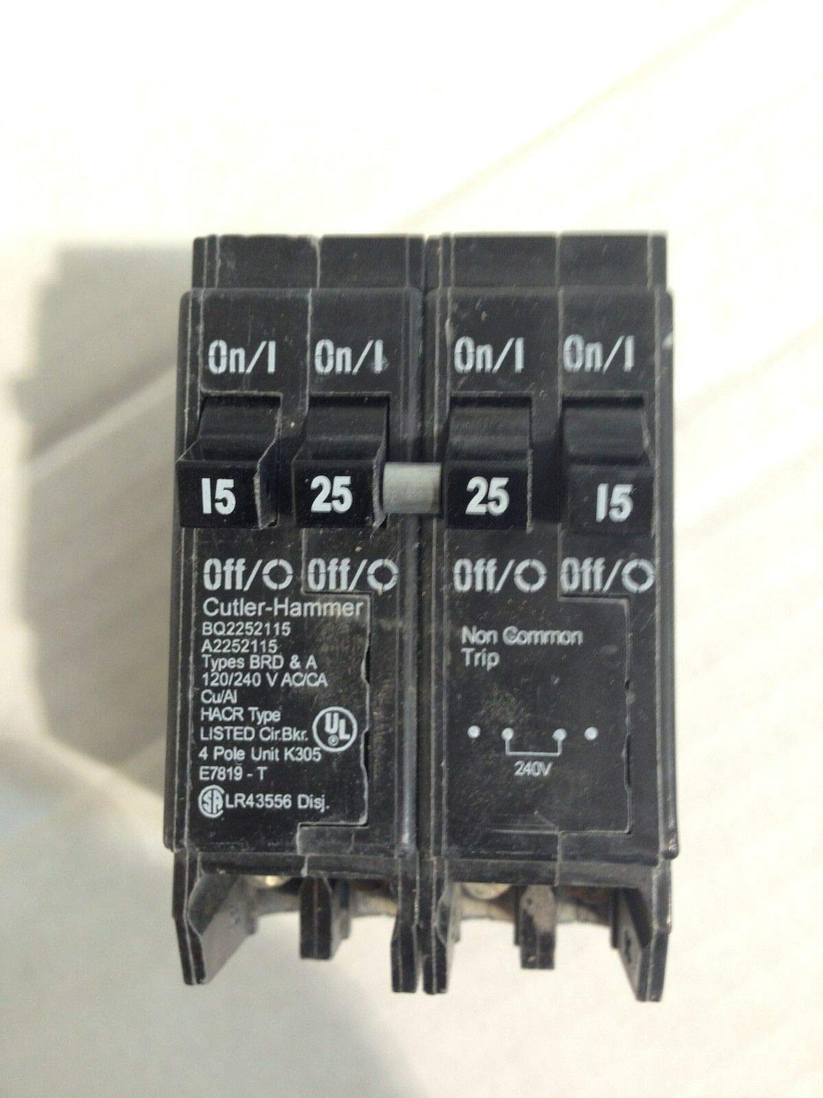 Cutler-Hammer BQ2252115 Circuit Breaker. New, Never Installed, in