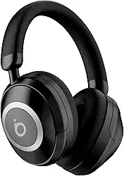 Fone de Ouvido Bluetooth, Basike BT21 Headphone Bluetooth, Redução de Ruído do ANC com Microfone, Certificação Hi-Pure Audio, 30 Horas de Duração da Bateria (Preto)