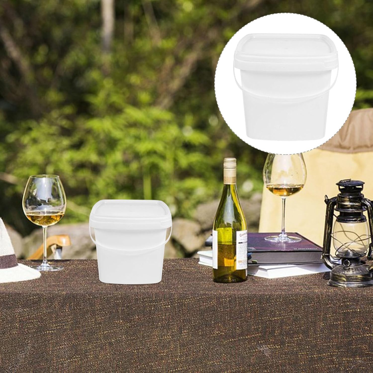 Water Container for Farm Bucket Plastic Thickened Plastic Bucket Water Empty Multipurpose Storage ing Small