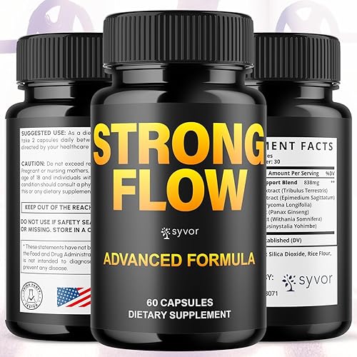 Miniatura 2 de Paquete de 3 cápsulas Strong Flow, píldoras oficiales StrongFlow para hombres con todos los ingredientes naturales, píldoras de suplemento de máxima
