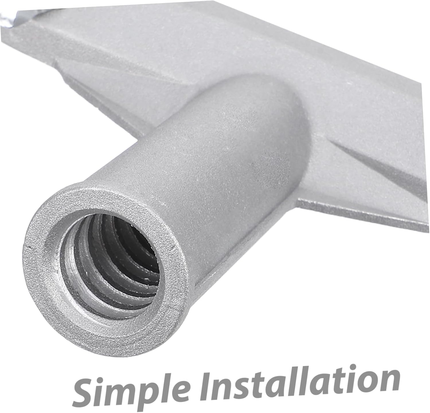 5pcs Replacement Broom Adapter with Threaded Connector Extension Pole Bracket for Enhanced Cleaning Efficiency Installation for Home and Garage Use