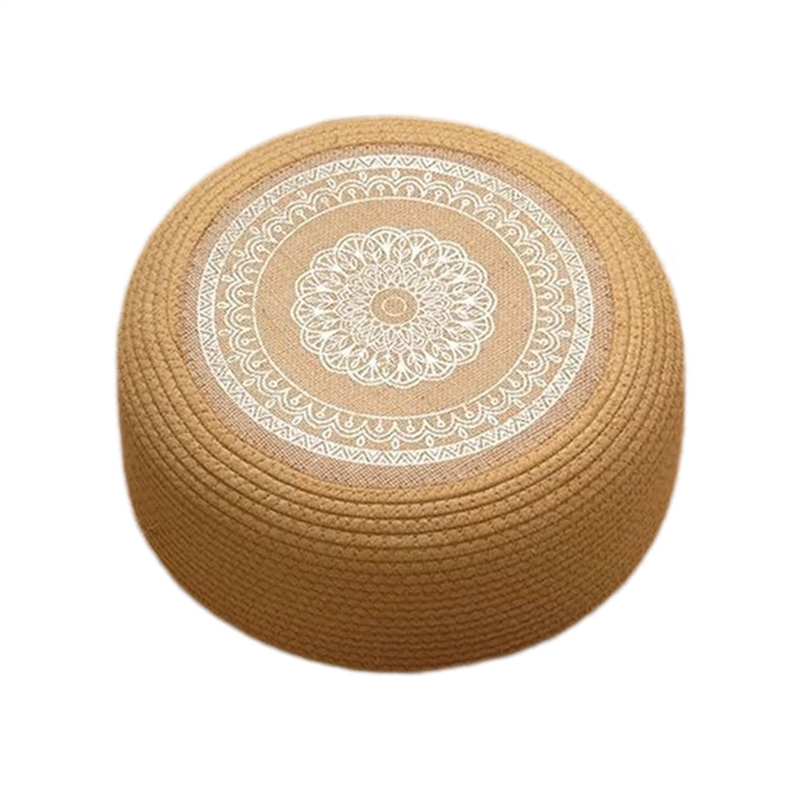 Cuscino Da Meditazione Per Pavimento Cuscino da Seduta Comodo e Morbido per | Coprimaterassino Traspirante Tatami A Mano Per Yoga Meditazione Casa