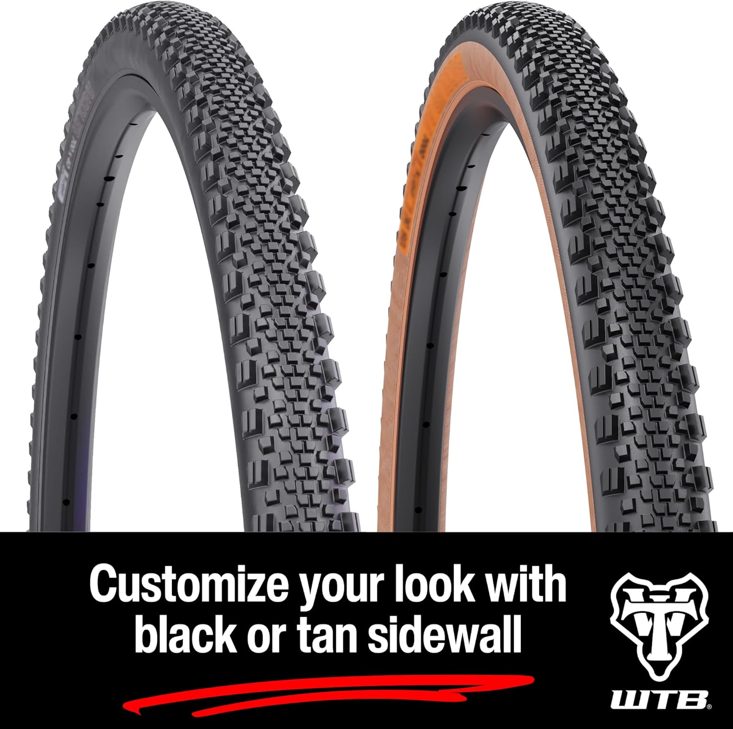 WTB Raddler Gravel Bike Tire (700c) Tubeless Folding - Light & Fast Rolling - SG2 Puncture Protection - Bikepacking (Iconic Tan Sidewall)