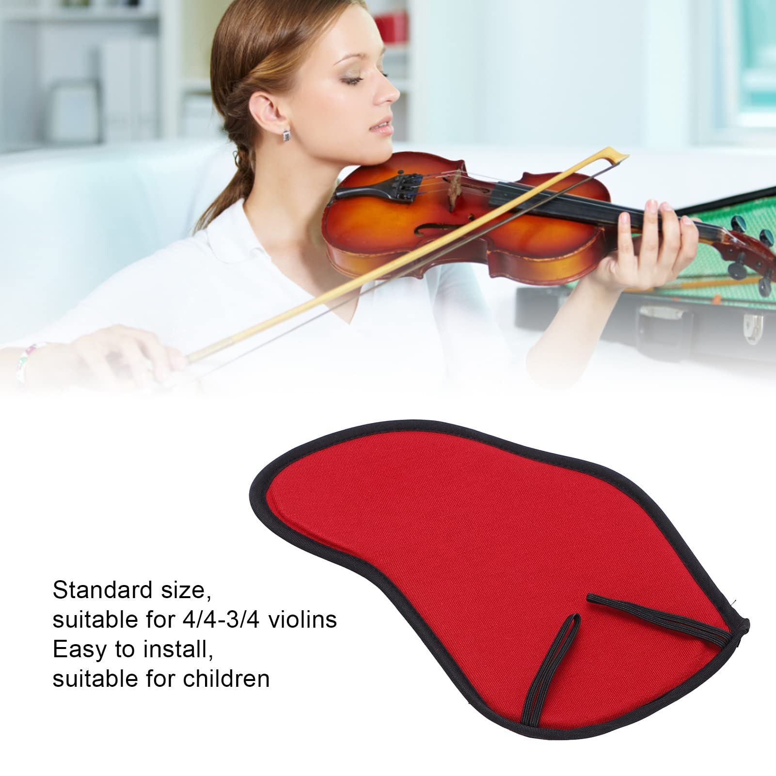 Coussin D'épaule Confortable Épaulière Pour Violon - Protège-menton Pour Violon 3/4 4/4 Pieds Décalés Pour Violons