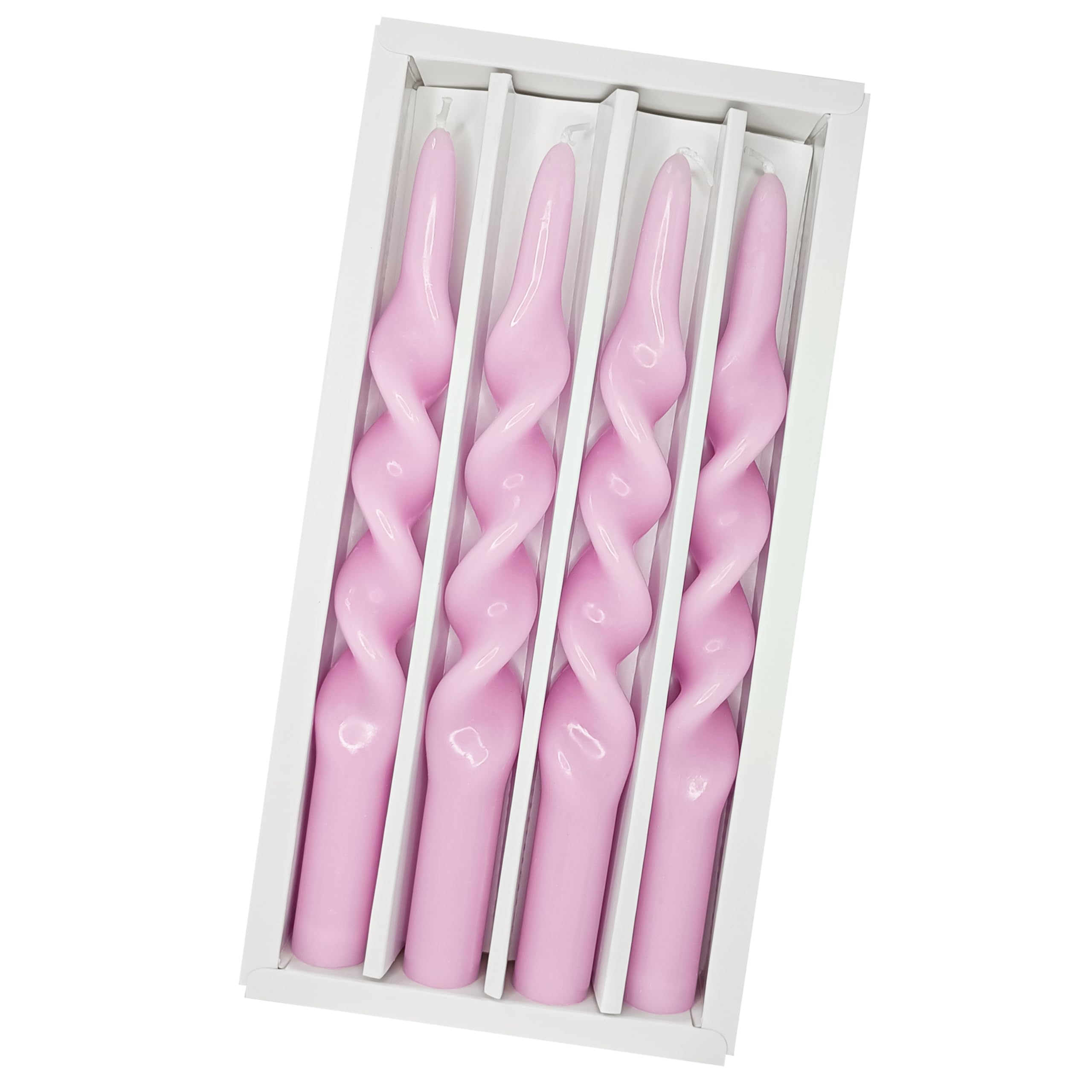Bougies coniques torsadées pour décoration de table de mariage chic - 7