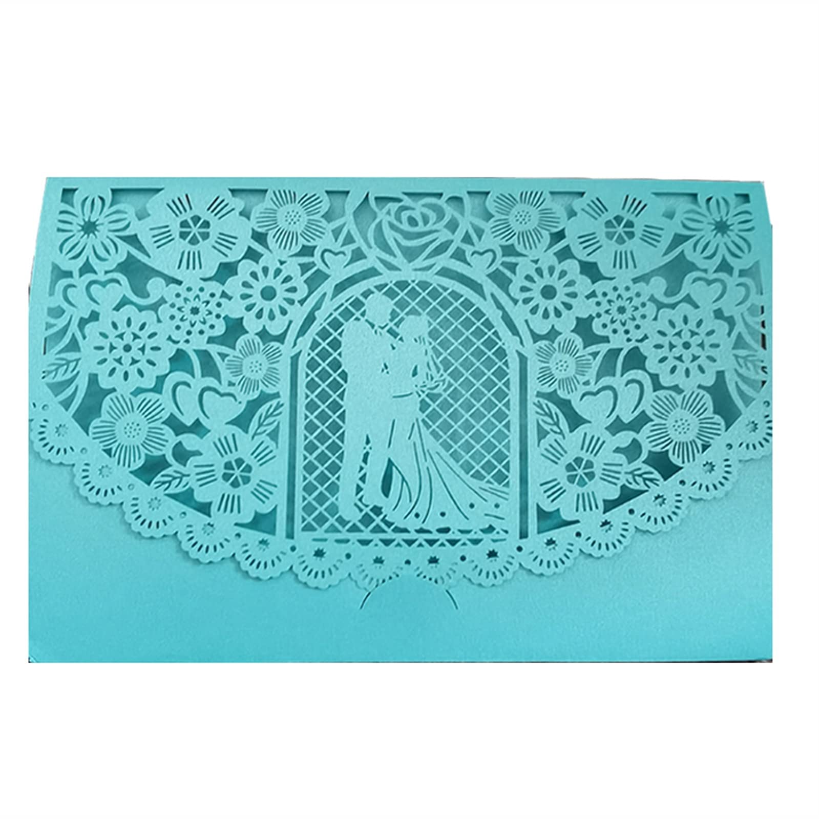 Tarjeta de felicitación Ducha Manera de la Boda Invitaciones del Compromiso Nupcial invita Holder le agradece Las Tarjetas (Embalaje no Incluyen el Papel Interior) Tarjeta de Agradecimiento
