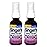 Herbs Etc. Singer\'s Saving Grace Professional Strength Non-Alcohol Spray - Herbal Support for Soothing Throat - Throat Comfort Spray with Yerba Mansa & Licorice - 1 fl oz (About 75 Servings) - 2 Pack