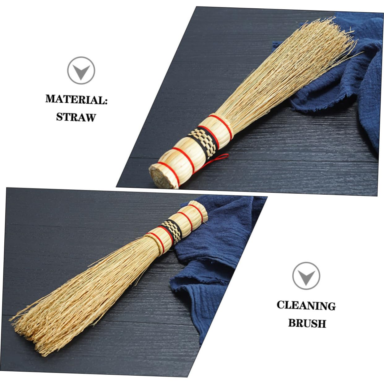 Beaupretty 4piezas Cepillo De Limpieza De Cocina De Cerdas para Fregar y Sartenes Cepillo Natural para Utensilios De Cocina para Limpiar Ollas y Superficies