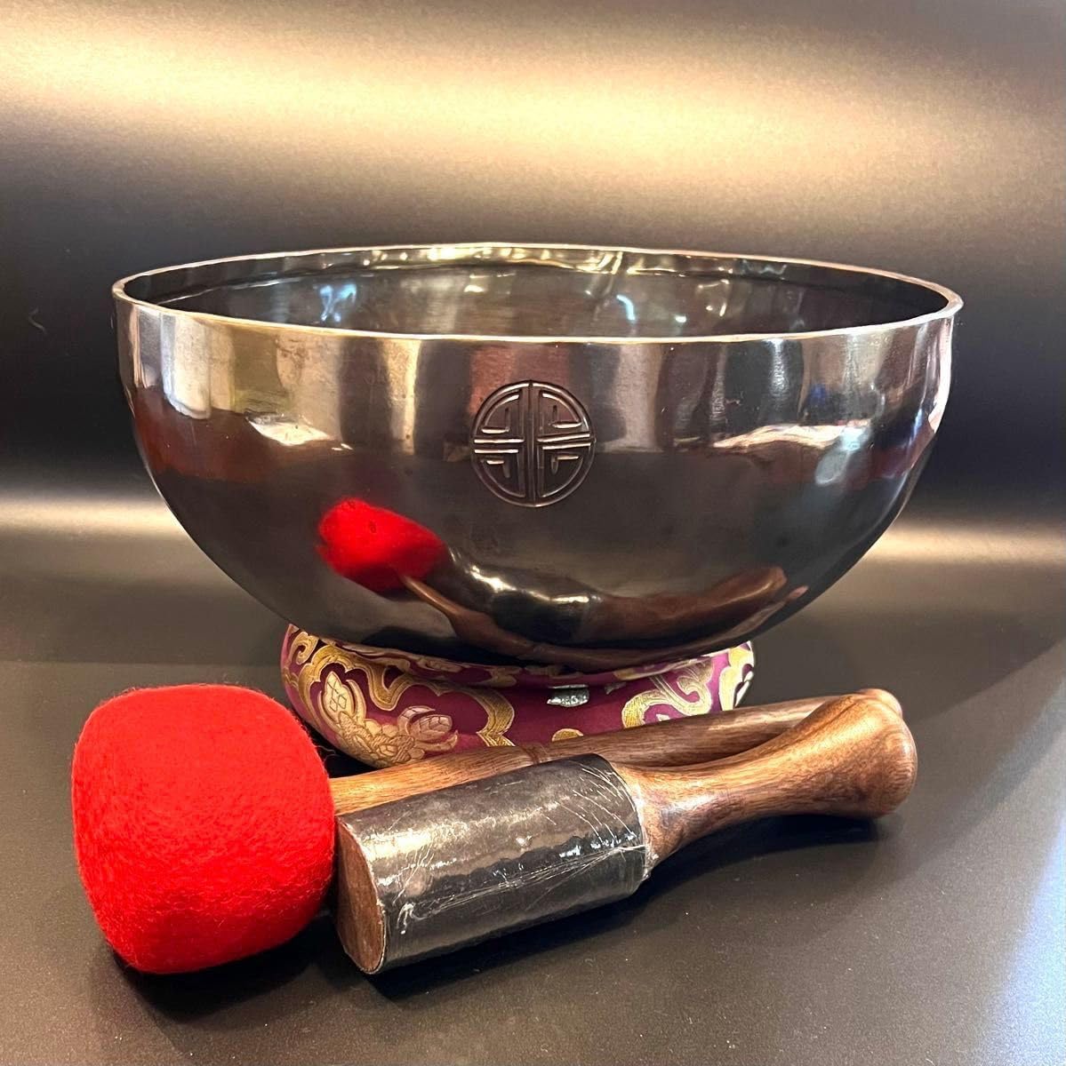 【茶道具】中村能久造　色絵水仙茶盌（共箱） 茶道具】中村能久造 色絵水仙茶盌（共箱）