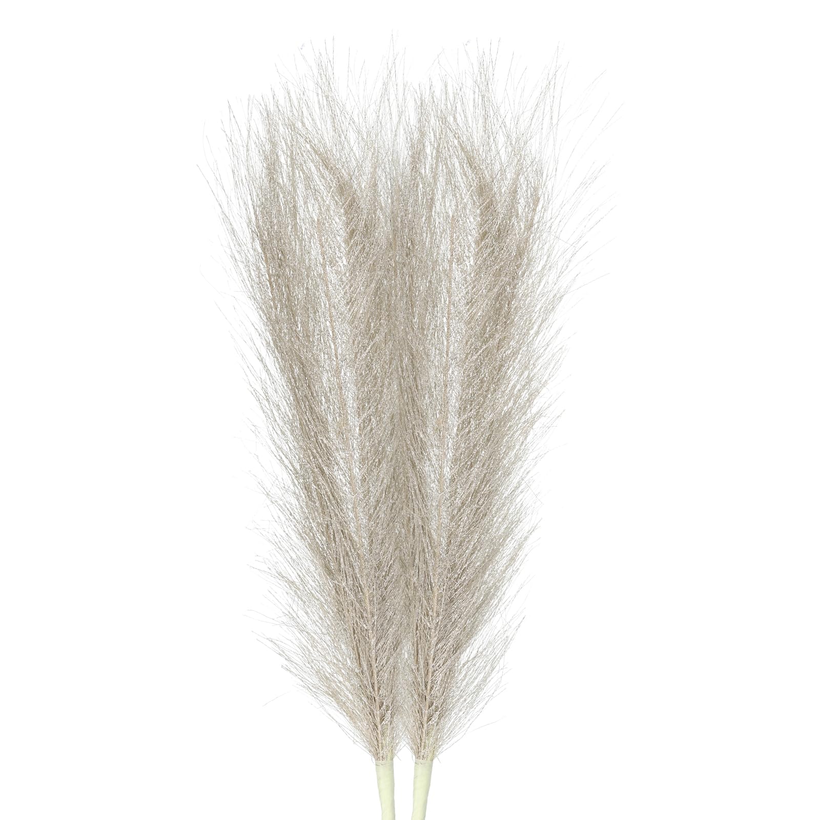 Herbe de la pampa artificielle 45 cm sans poussière pampa champagne pour décoration propre