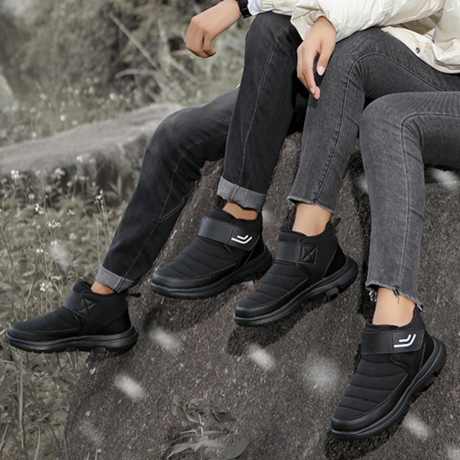Scarpe Donna Invernali Eleganti 2026 Stivali da Neve Alti Caldi per Coppie Moda Invernale Uomo e più di Cotone Casual Ispessiti in Calde