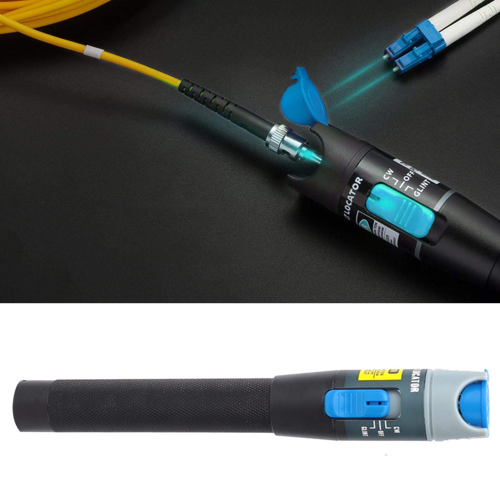 Tester Per Fibra Ottica VFL - Localizzatore Guasti 10km - Penna Laser Per Telecomunicazioni - Foto 3