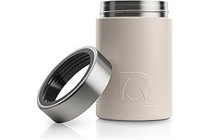 12 oz Beverage Cooler Cans: YETI-Approved Double Walled Steel with Stay-Put Lip