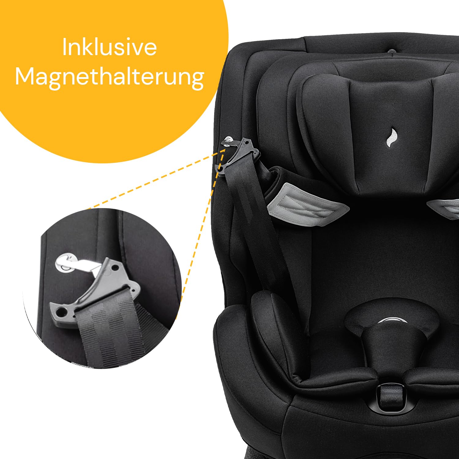 Osann One360 Reboarder 360 drehbarer Kindersitz Isofix 40-150 cm – Black | Kindersitz 0-12 Jahre, mitwachsender Baby Autositz, Kinderautositz mit viel Komfort & besonders sicher
