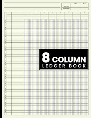Amazon.com: 8 Column Ledger Book: Accounting Ledger Book for ...