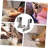 FUOYLOO 3 piezas de prensatelas de dobladillo enrollado de acero inoxidable de 3.2mm para máquinas de coser industriales y domésticas, multifuncionales, compatibles con Brother y Singer 5