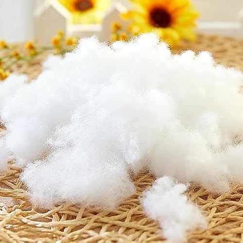 Miniatura 2 de Puf otomano de algodón PP de alta calidad, relleno de puf redondo y relleno de reposapiés, 20 x 20 x 14 pulgadas, redondo