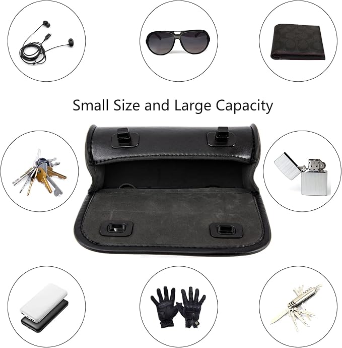 Bolsa de manillar para motocicleta kucehiup universal miniatura 4