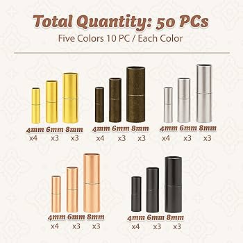 Amazon.com: Mandala Crafts 50 PCs Magnetic Clasps for Jewelry