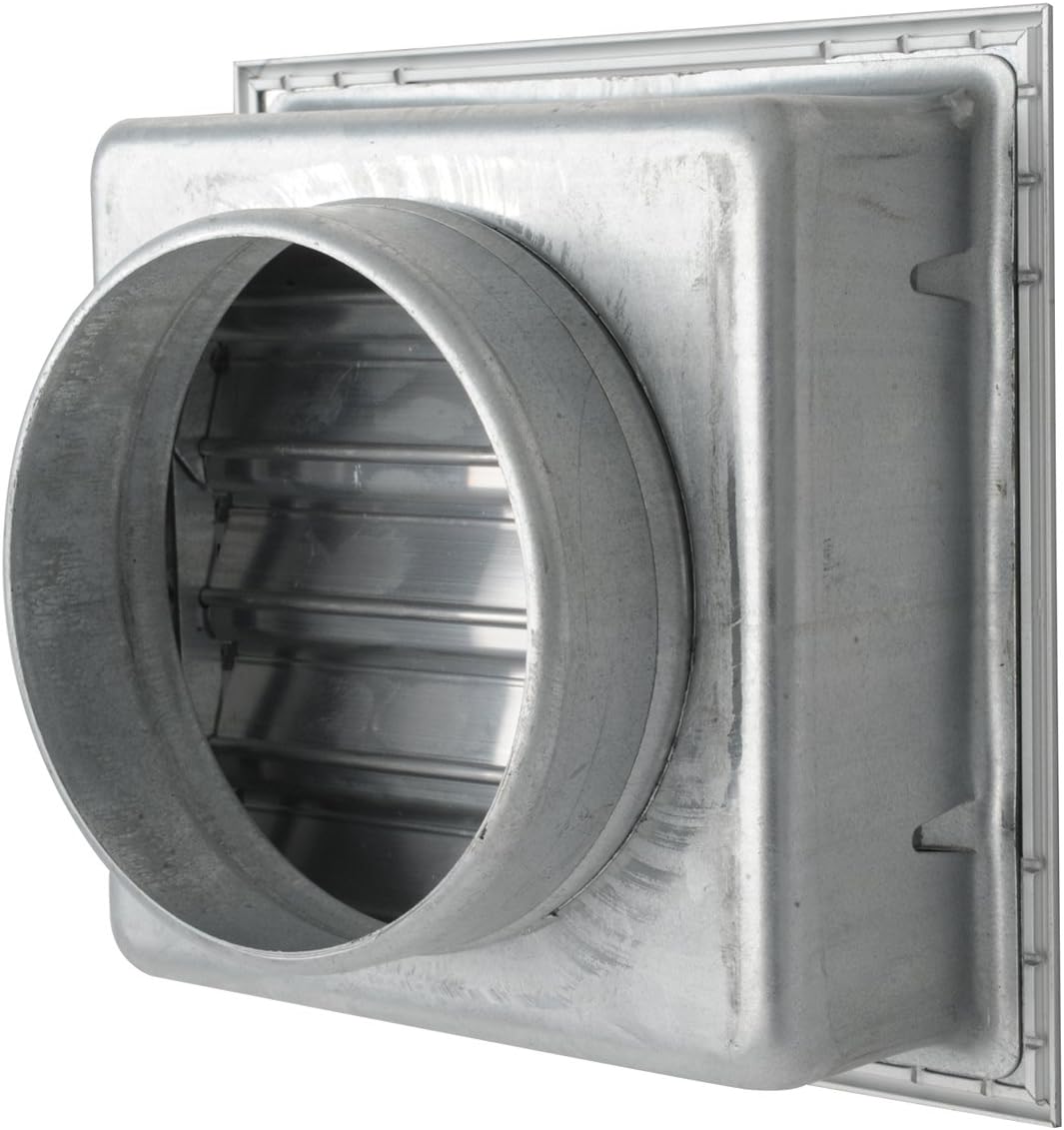 ❤ Crazy Deals The gcsib1818120-y Ventilation Grill Built-In For Fireplaces, Aluminium Varnished White, 180 x 180 mm