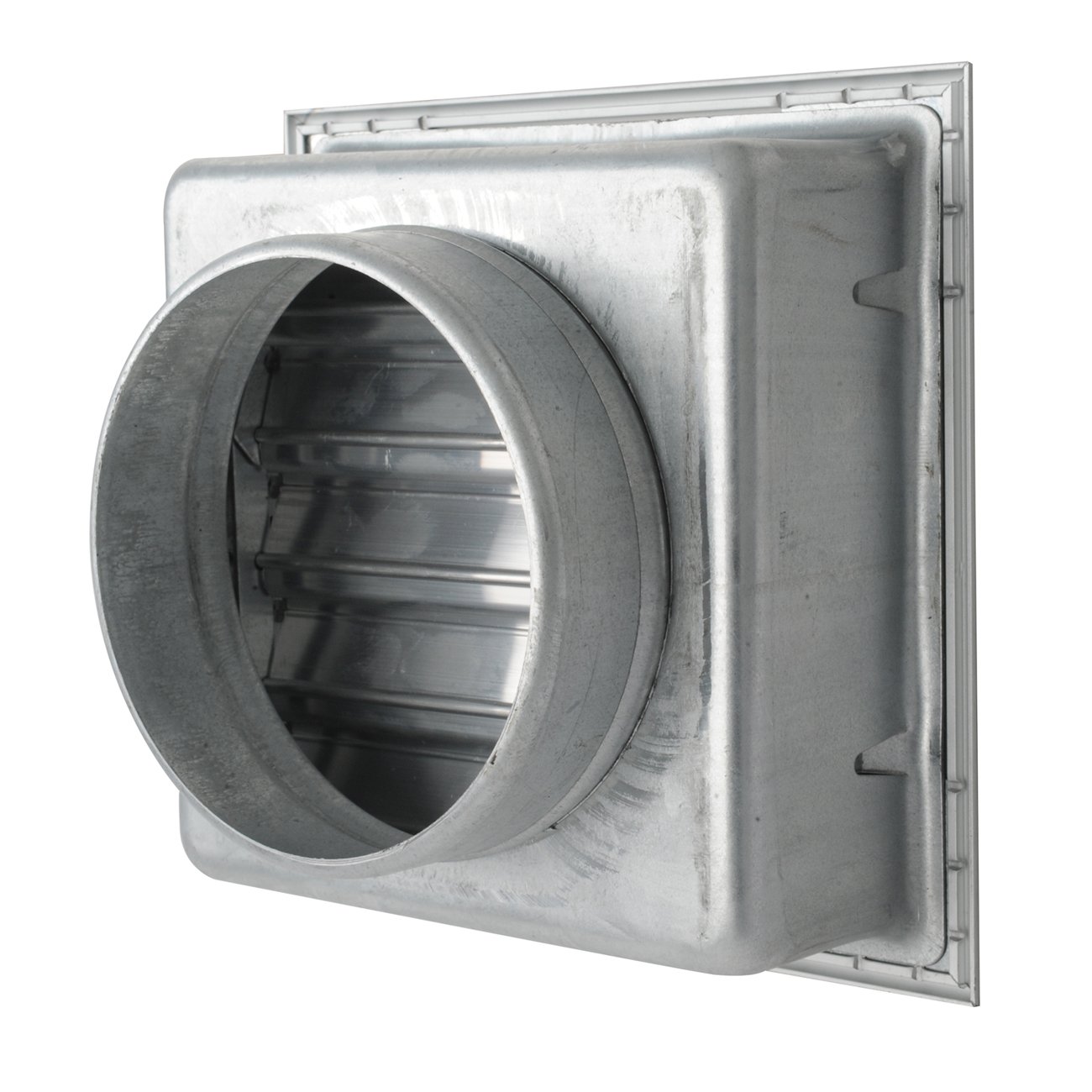 La ventilation gcsib1818120-y Grille encastrable pour cheminées, aluminium laqué blanc, 180 x 180 mm