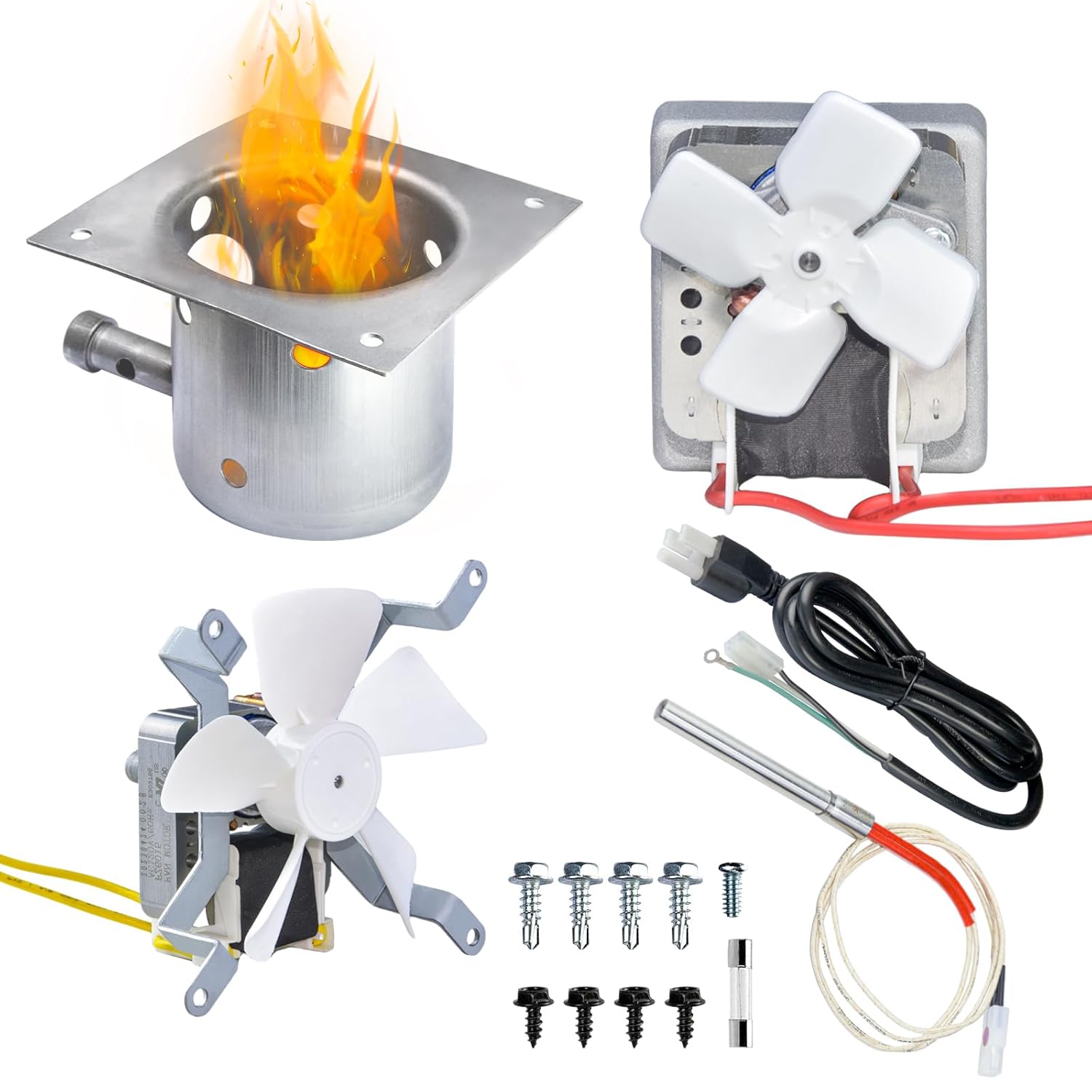 Grill Replacement Parts Kit, 2.0RPM Auger Motor, Induction