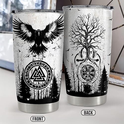 Vista 111 de SANDJEST Vaso de 20 onzas con diseño de águila con la bandera estadounidense, regalos para hombres y mujeres, vasos aislados de acero inoxidable