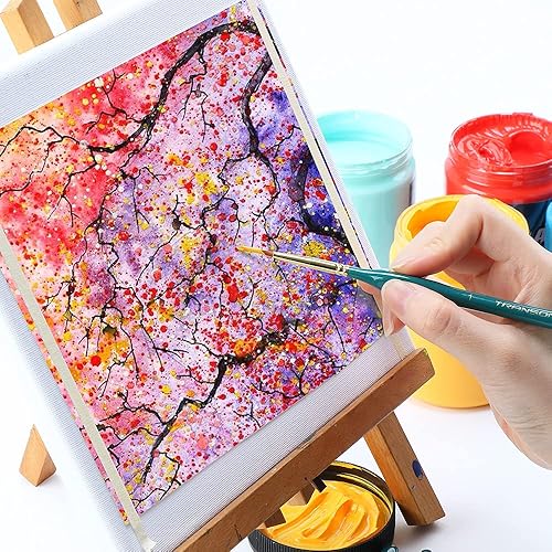 Miniatura 7 de Transon Detail - Juego de 6 pinceles de pintura fina para modelos manualidades y pintura artística en miniatura