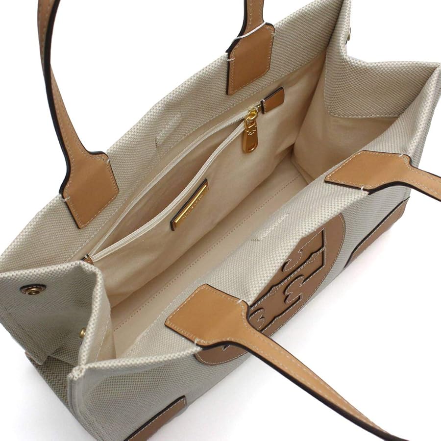 【美品】トリーバーチ エラ トートバッグ レザー×キャンバス ベージュ A4可 Amazon.co.jp: [トリーバーチ] ELLA CANVAS エラ キャンバス トート