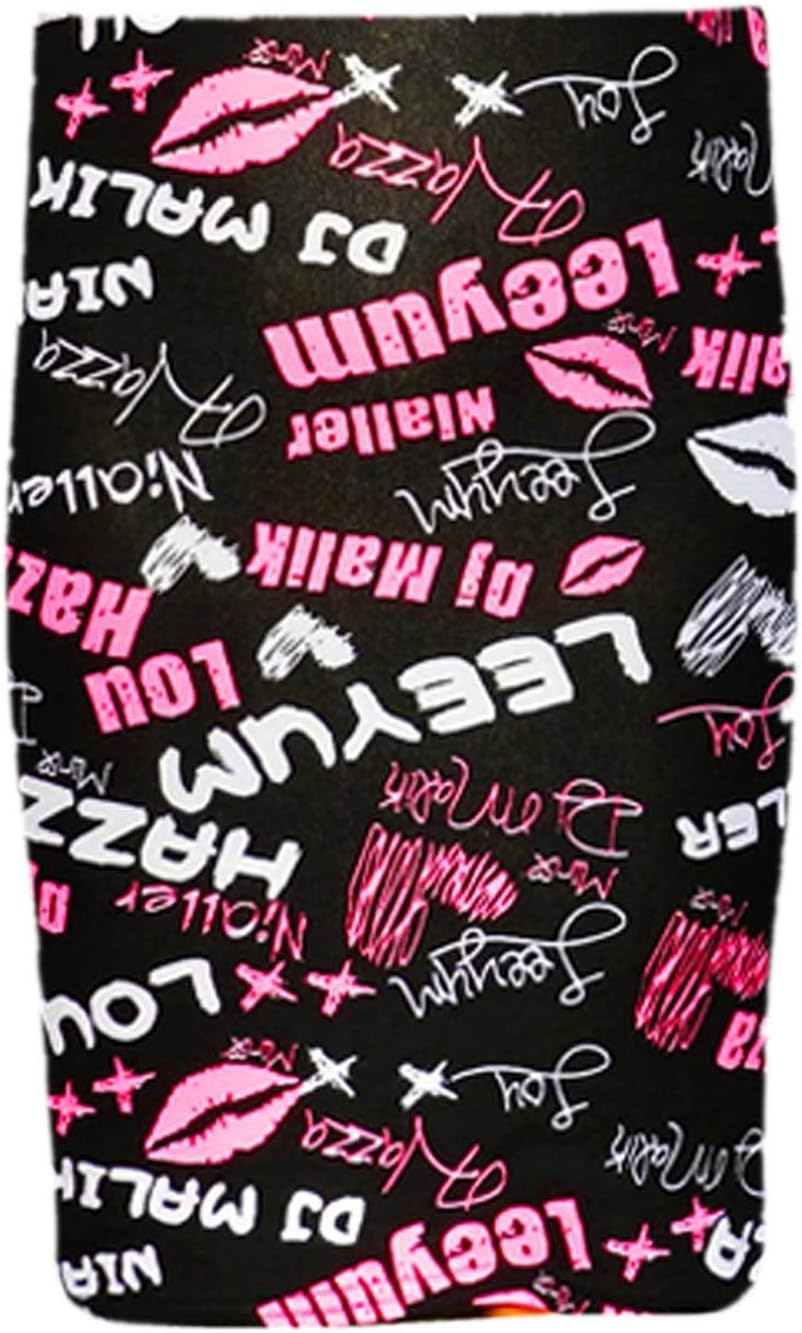 A2Z 4 Kids Children Girls Black Comic Graffiti Legging Skater Midi Dress Crop Top Pencil Skirt Age 2-13 Years