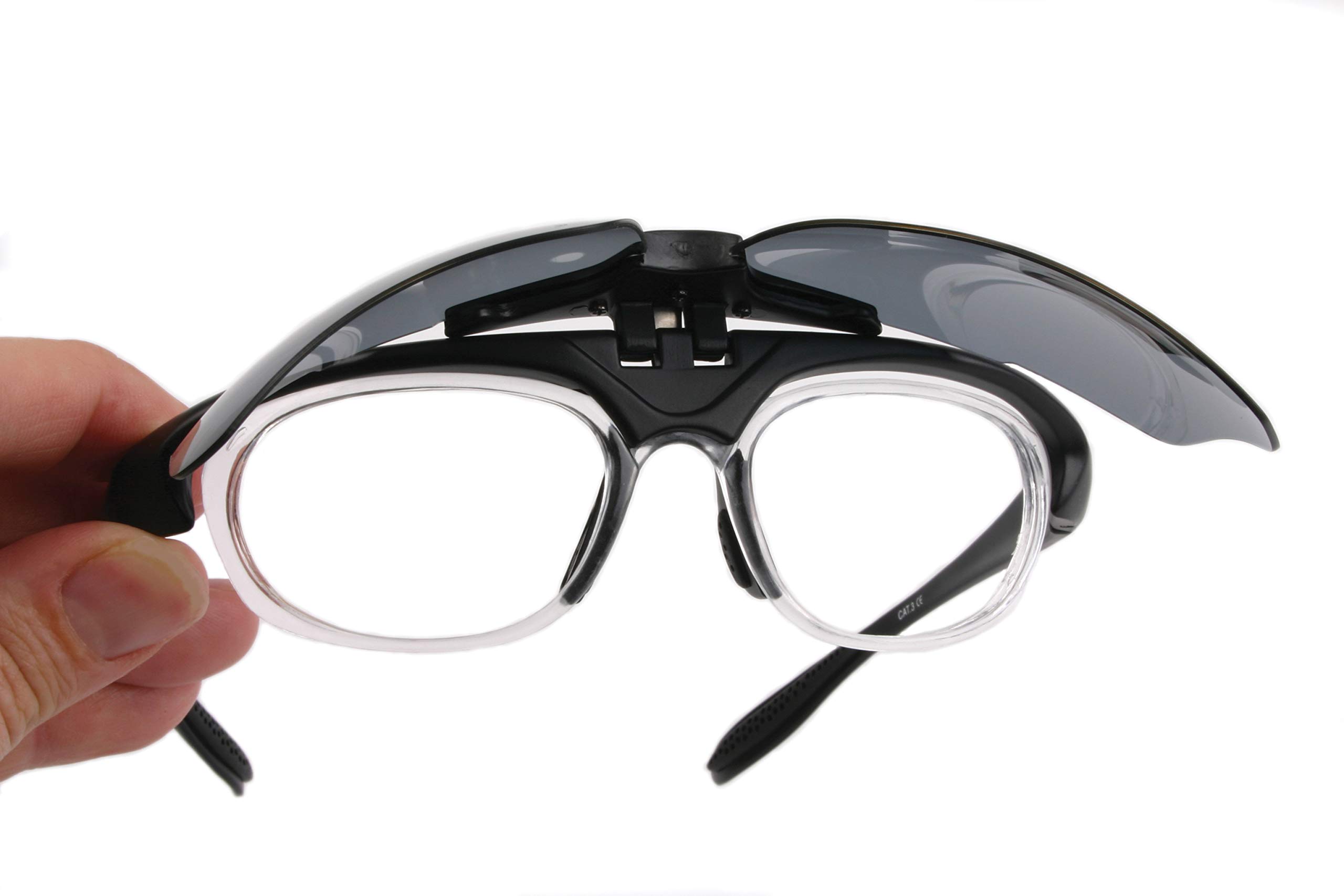 SELBSTTÖNENDE BRILLENGLÄSER Rahmen für Damen und Herren mit Rx Optik Clip. Ideale Fahrradbrille, Laufbrille, Golfbrille, Skibrille etc.