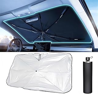 NEUHOO Car Accessories Sun Shade for Opel Combo Life XL 2018-2023 2024, [Nano Ice Crystal Coatings] Front Windscreen Sun Visor